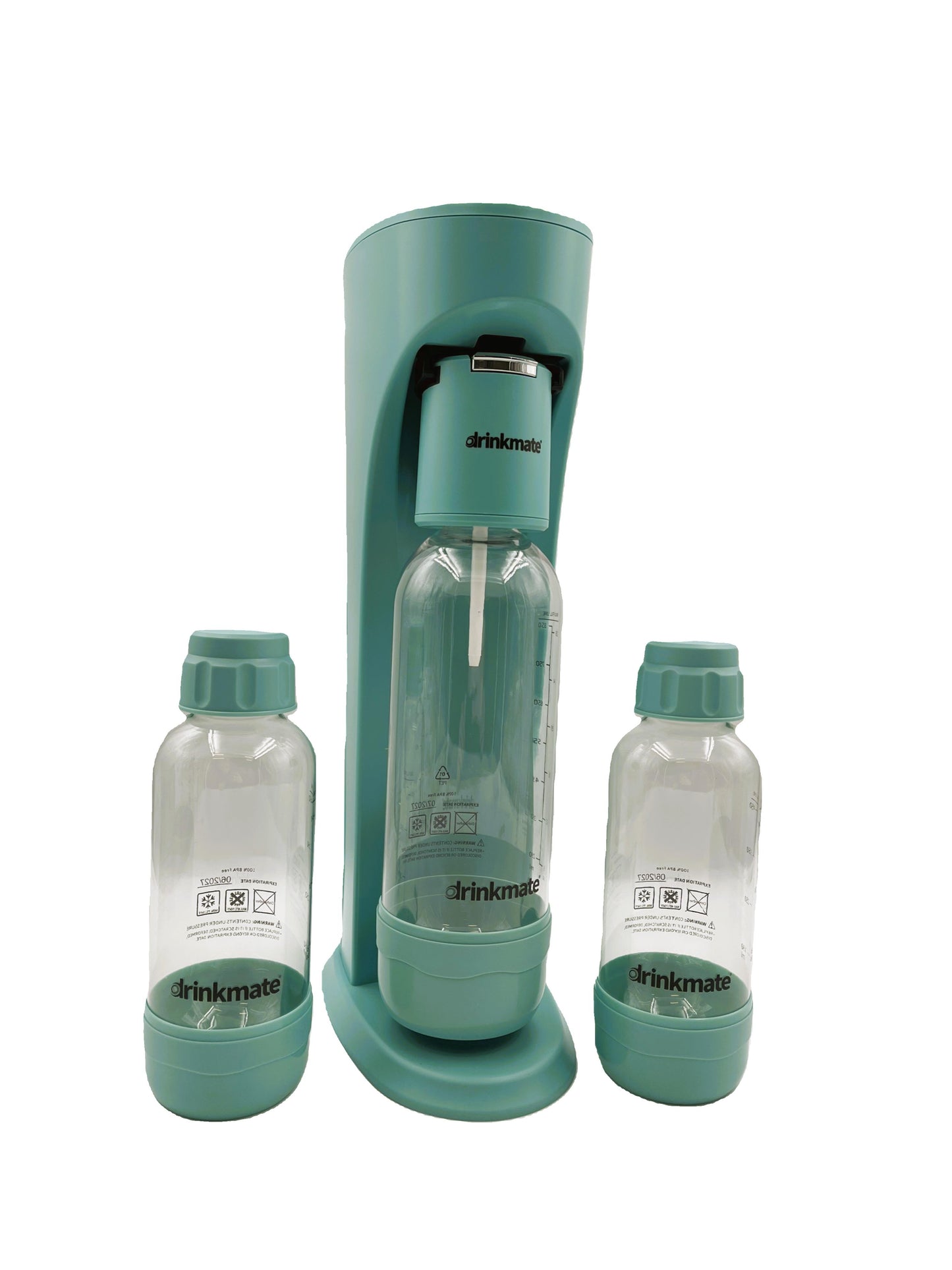 OmniFizz 0.5L Bottle Bundle - Drinkmate OmniFizz Sparkling Water and Soda Maker and two extra PET 0.5L Bottles - (CO2 Cylinder not Included)