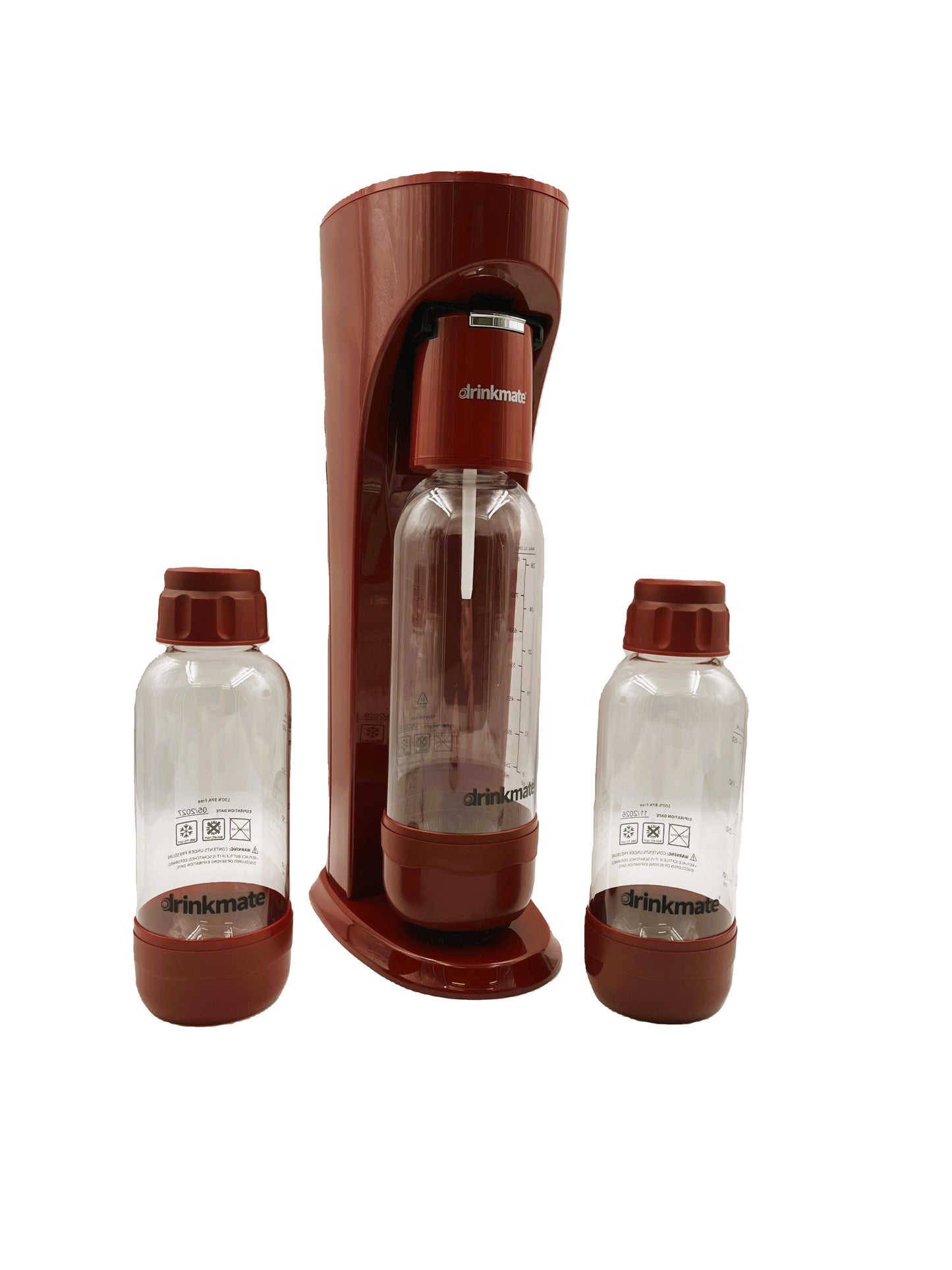 OmniFizz 0.5L Bottle Bundle - Drinkmate OmniFizz Sparkling Water and Soda Maker and two extra PET 0.5L Bottles - (CO2 Cylinder not Included)